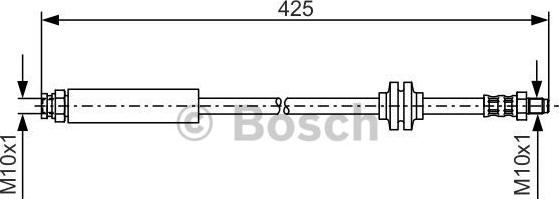 BOSCH 1 987 476 451 - Flessibile del freno www.autoricambit.com