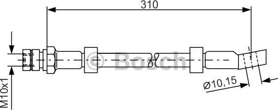 BOSCH 1 987 476 464 - Flessibile del freno www.autoricambit.com