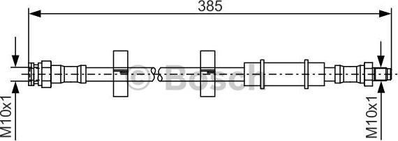 BOSCH 1 987 476 460 - Flessibile del freno www.autoricambit.com