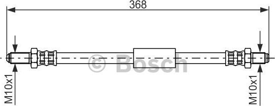 BOSCH 1 987 476 419 - Flessibile del freno www.autoricambit.com