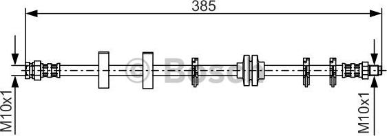 BOSCH 1 987 476 438 - Flessibile del freno www.autoricambit.com