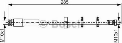 BOSCH 1 987 476 428 - Flessibile del freno www.autoricambit.com