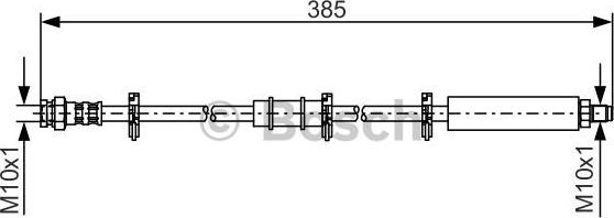 BOSCH 1 987 476 548 - Flessibile del freno www.autoricambit.com