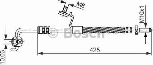 BOSCH 1 987 476 565 - Flessibile del freno www.autoricambit.com