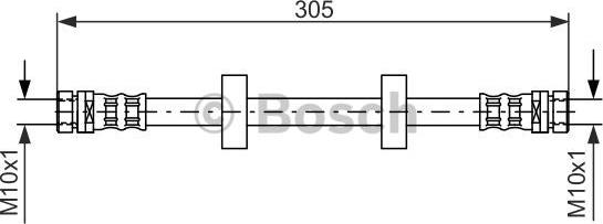 BOSCH 1 987 476 562 - Flessibile del freno www.autoricambit.com