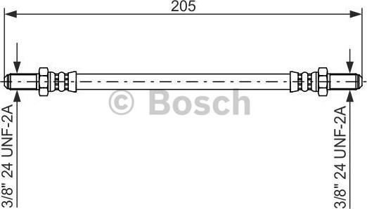 BOSCH 1 987 476 575 - Flessibile del freno www.autoricambit.com