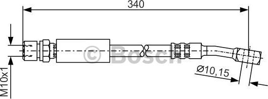 BOSCH 1 987 476 691 - Flessibile del freno www.autoricambit.com