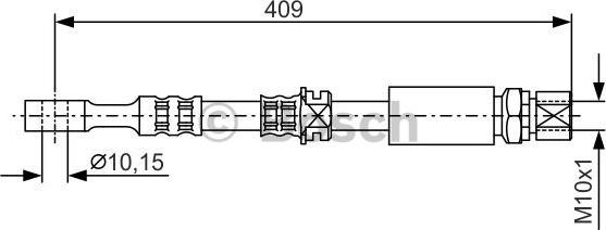 BOSCH 1 987 476 644 - Flessibile del freno www.autoricambit.com