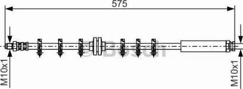 BOSCH 1 987 476 641 - Flessibile del freno www.autoricambit.com