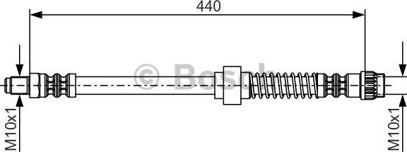 BOSCH 1 987 476 651 - Flessibile del freno www.autoricambit.com