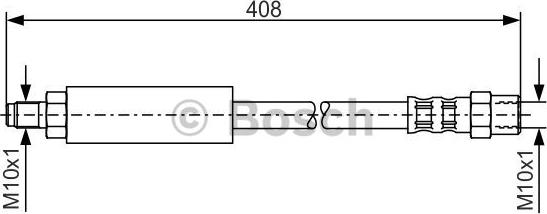 BOSCH 1 987 476 609 - Flessibile del freno www.autoricambit.com