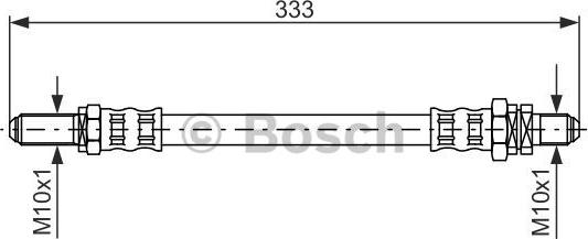 BOSCH 1 987 476 619 - Flessibile del freno www.autoricambit.com