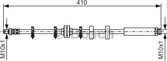 BOSCH 1 987 476 639 - Flessibile del freno www.autoricambit.com