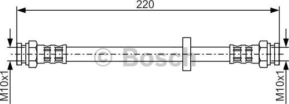 BOSCH 1 987 476 633 - Flessibile del freno www.autoricambit.com