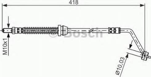 BOSCH 1 987 476 620 - Flessibile del freno www.autoricambit.com