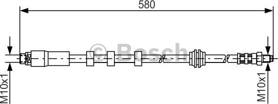 BOSCH 1 987 476 093 - Flessibile del freno www.autoricambit.com