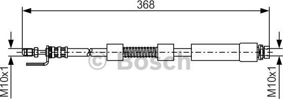 BOSCH 1 987 476 059 - Flessibile del freno www.autoricambit.com