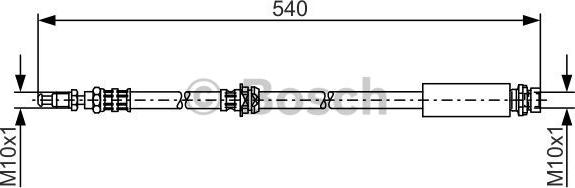 BOSCH 1 987 476 057 - Flessibile del freno www.autoricambit.com