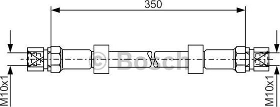 BOSCH 1 987 476 008 - Flessibile del freno www.autoricambit.com