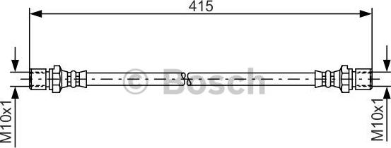 BOSCH 1 987 476 011 - Flessibile del freno www.autoricambit.com