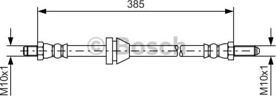 BOSCH 1 987 476 021 - Flessibile del freno www.autoricambit.com