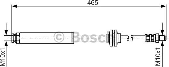 BOSCH 1 987 476 079 - Flessibile del freno www.autoricambit.com