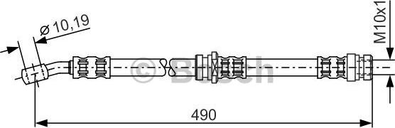 BOSCH 1 987 476 076 - Flessibile del freno www.autoricambit.com