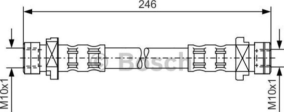 BOSCH 1 987 476 071 - Flessibile del freno www.autoricambit.com