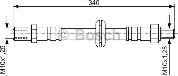 BOSCH 1 987 476 191 - Flessibile del freno www.autoricambit.com