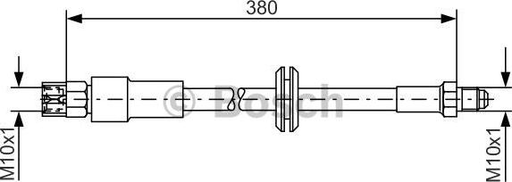 BOSCH 1 987 476 140 - Flessibile del freno www.autoricambit.com