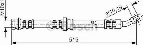 BOSCH 1 987 476 147 - Flessibile del freno www.autoricambit.com