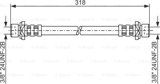 BOSCH 1 987 476 165 - Flessibile del freno www.autoricambit.com