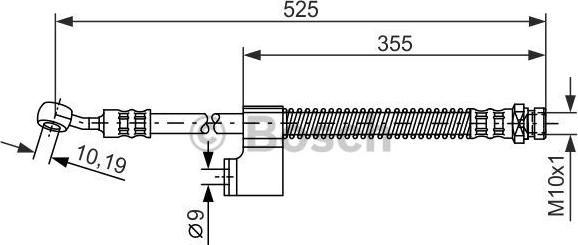 BOSCH 1 987 476 189 - Flessibile del freno www.autoricambit.com