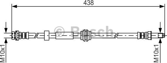 BOSCH 1 987 476 181 - Flessibile del freno www.autoricambit.com