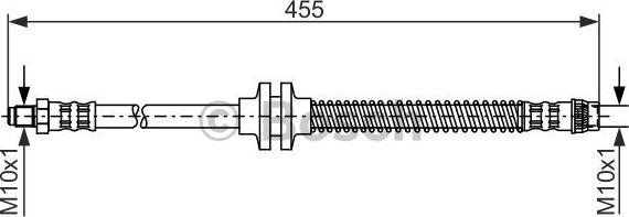 BOSCH 1 987 476 126 - Flessibile del freno www.autoricambit.com