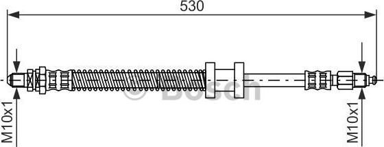 BOSCH 1 987 476 179 - Flessibile del freno www.autoricambit.com