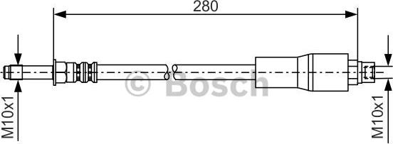 BOSCH 1 987 476 173 - Flessibile del freno www.autoricambit.com