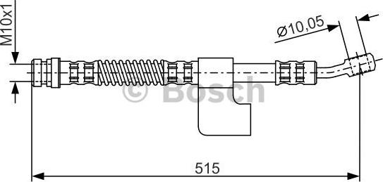 BOSCH 1 987 476 897 - Flessibile del freno www.autoricambit.com