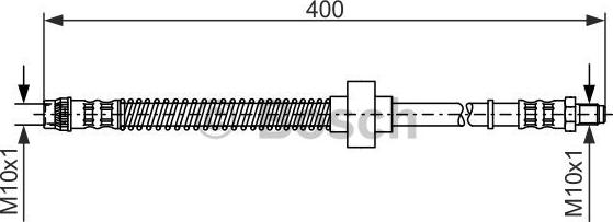 BOSCH 1 987 476 844 - Flessibile del freno www.autoricambit.com