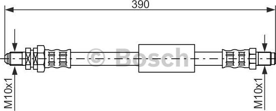 BOSCH 1 987 476 840 - Flessibile del freno www.autoricambit.com