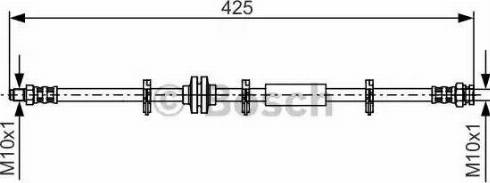 BOSCH 1 987 476 864 - Flessibile del freno www.autoricambit.com