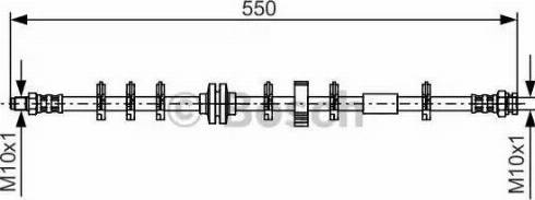 BOSCH 1 987 476 861 - Flessibile del freno www.autoricambit.com