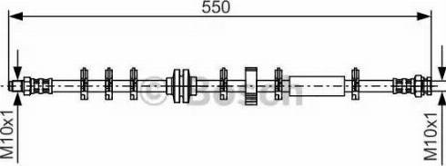 BOSCH 1 987 476 862 - Flessibile del freno www.autoricambit.com