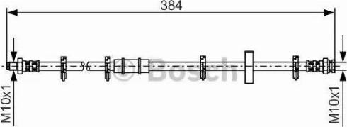 BOSCH 1 987 476 881 - Flessibile del freno www.autoricambit.com