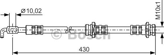 BOSCH 1 987 476 342 - Flessibile del freno www.autoricambit.com