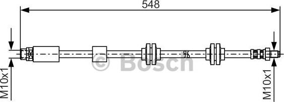 BOSCH 1 987 476 360 - Flessibile del freno www.autoricambit.com