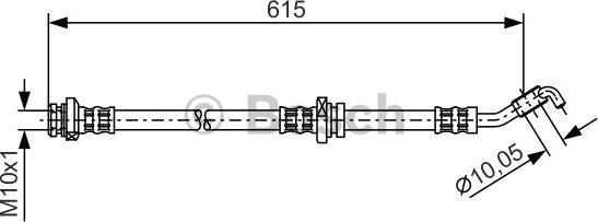 BOSCH 1 987 476 362 - Flessibile del freno www.autoricambit.com