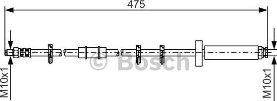 BOSCH 1 987 476 329 - Flessibile del freno www.autoricambit.com