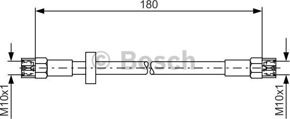 BOSCH 1 987 476 216 - Flessibile del freno www.autoricambit.com