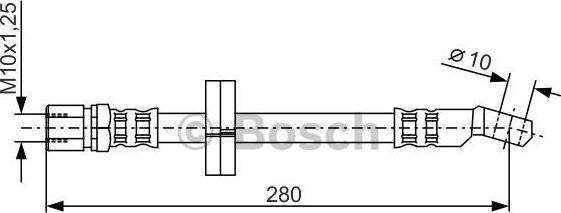 BOSCH 1 987 476 239 - Flessibile del freno www.autoricambit.com